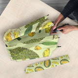 Durian Leaves Pattern Background Umbrella