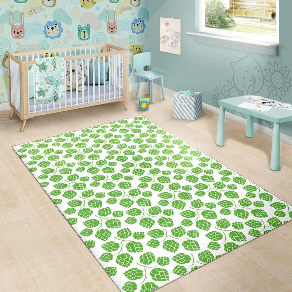 Hop Patternn Background Area Rug