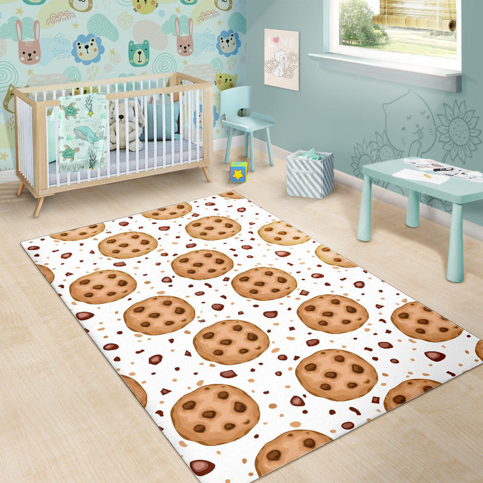 Chocolate Chip Cookie Pattern Area Rug