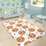 Chocolate Chip Cookie Pattern Area Rug