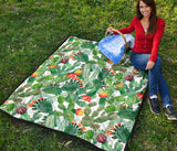 Cactus Design Pattern Copy Premium Quilt