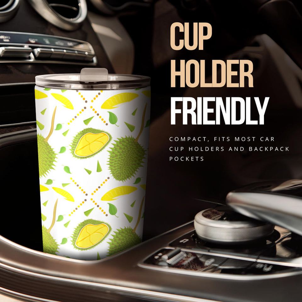Durian Pattern Background Tumbler