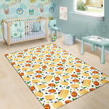 Pancake Pattern Print Design 02 Area Rug