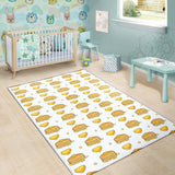 Pancake Pattern Print Design 03 Area Rug