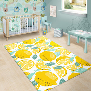 Lemon Design Pattern Area Rug