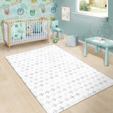 Airplane Print Pattern Area Rug