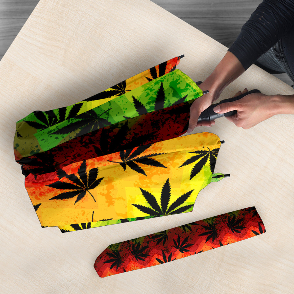 Canabis Marijuana Weed Pattern Print Design 03 Umbrella