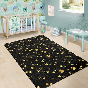 Dog Paws Pattern Print Design 05 Area Rug