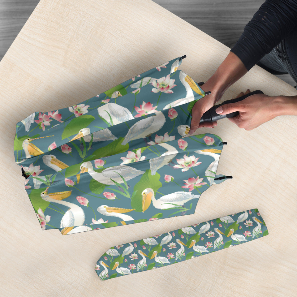 Pelican Pattern Print Design 04 Umbrella