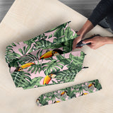 Toucan Tropical Green Jungle Palm Pattern Umbrella