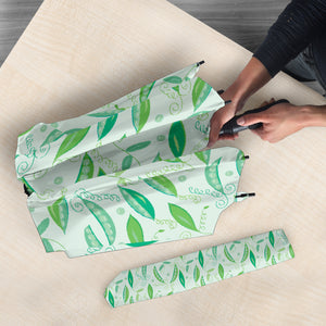 Green Peas Pattern Print Design 01 Umbrella