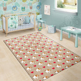 English Bulldog Pattern Print Design 05 Area Rug