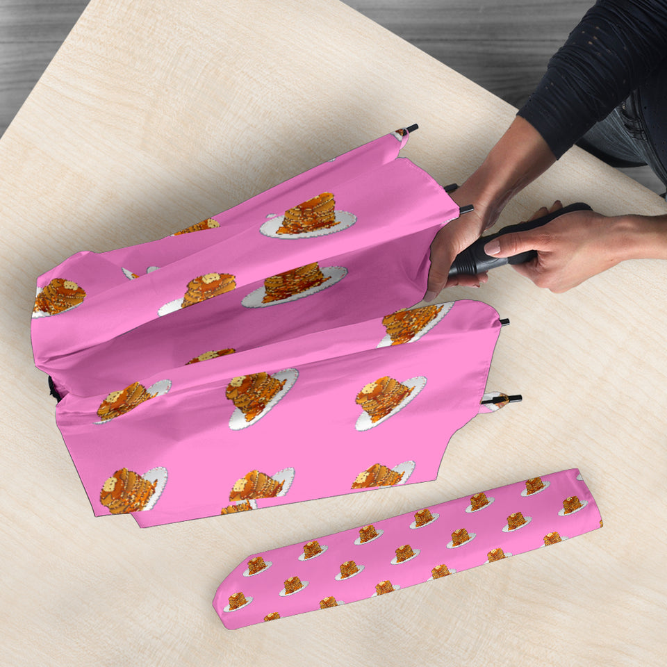 Pancake Pattern Print Design 04 Umbrella