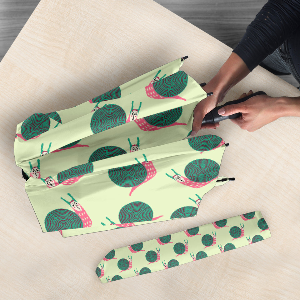 Snail Pattern Print Design 04 Umbrella
