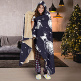 Chihuahua Space Helmet. Astronaut Pattern Hooded Blanket