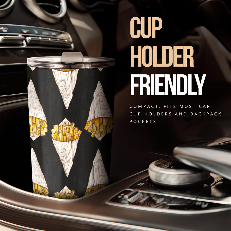 French Fries Dark Background Tumbler