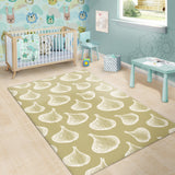 Garlic Design Pattern Area Rug