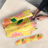 Grapefruit Yellow Background Umbrella