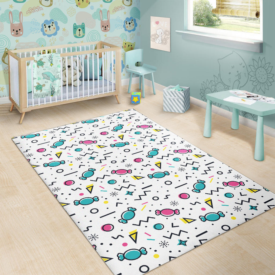 Candy Design Pattern Area Rug