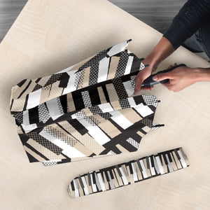 Piano Pattern Print Design 04 Umbrella