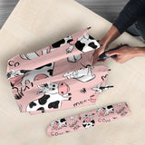 Cows Milk Product Pink Background Umbrella
