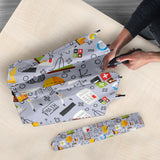 Math Pattern Print Design 04 Umbrella