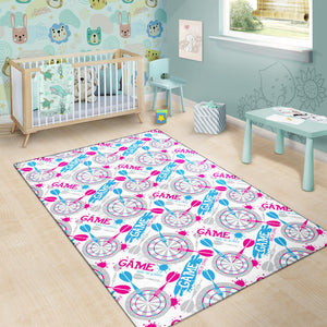 Darts Pattern Print Design 01 Area Rug