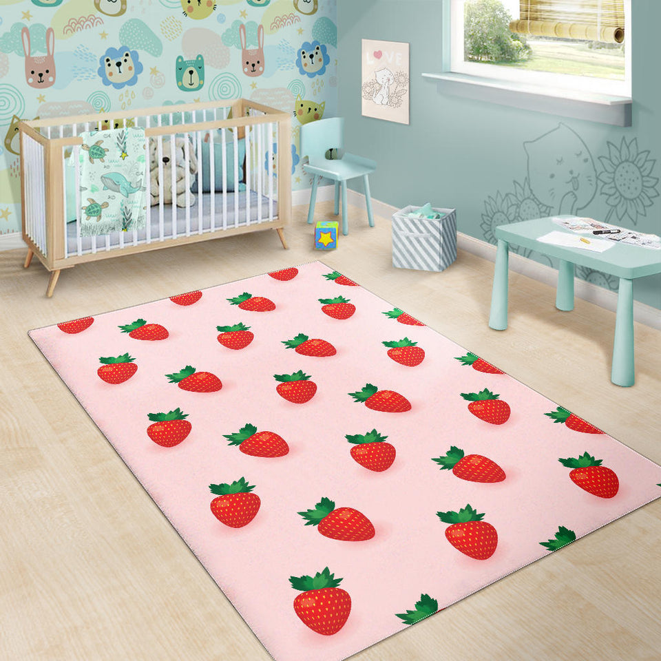 Strawberry Beautiful Pattern Area Rug