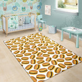 Hamburger Pattern Print Design 03 Area Rug