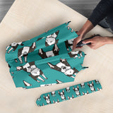 Hand Drawn Boston Terrier Dog Pattern Umbrella