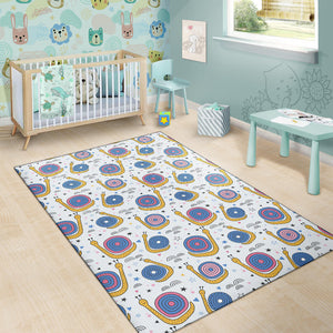Snail Pattern Print Design 05 Area Rug