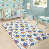 Snail Pattern Print Design 05 Area Rug
