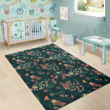 Snake Forest Pattern Area Rug