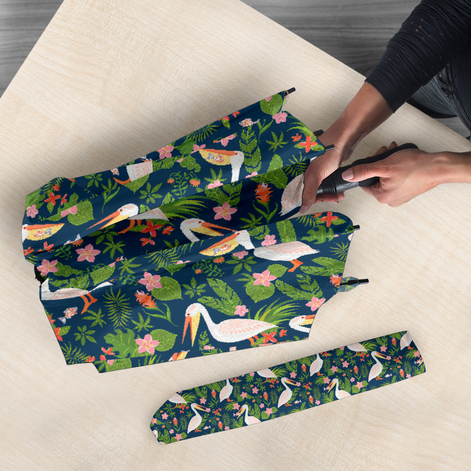 Pelican Pattern Print Design 05 Umbrella
