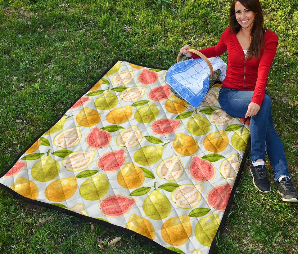 Guava Design Pattern Premium Quilt
