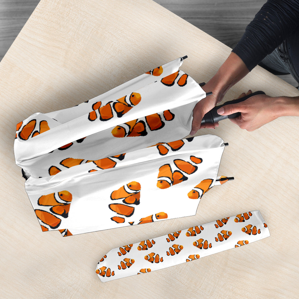 Clown Fish Pattern Print Design 03 Umbrella
