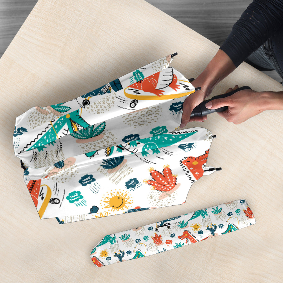 Cute Crocodile Pattern Umbrella