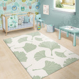 Ginkgo Leaves Pattern Area Rug