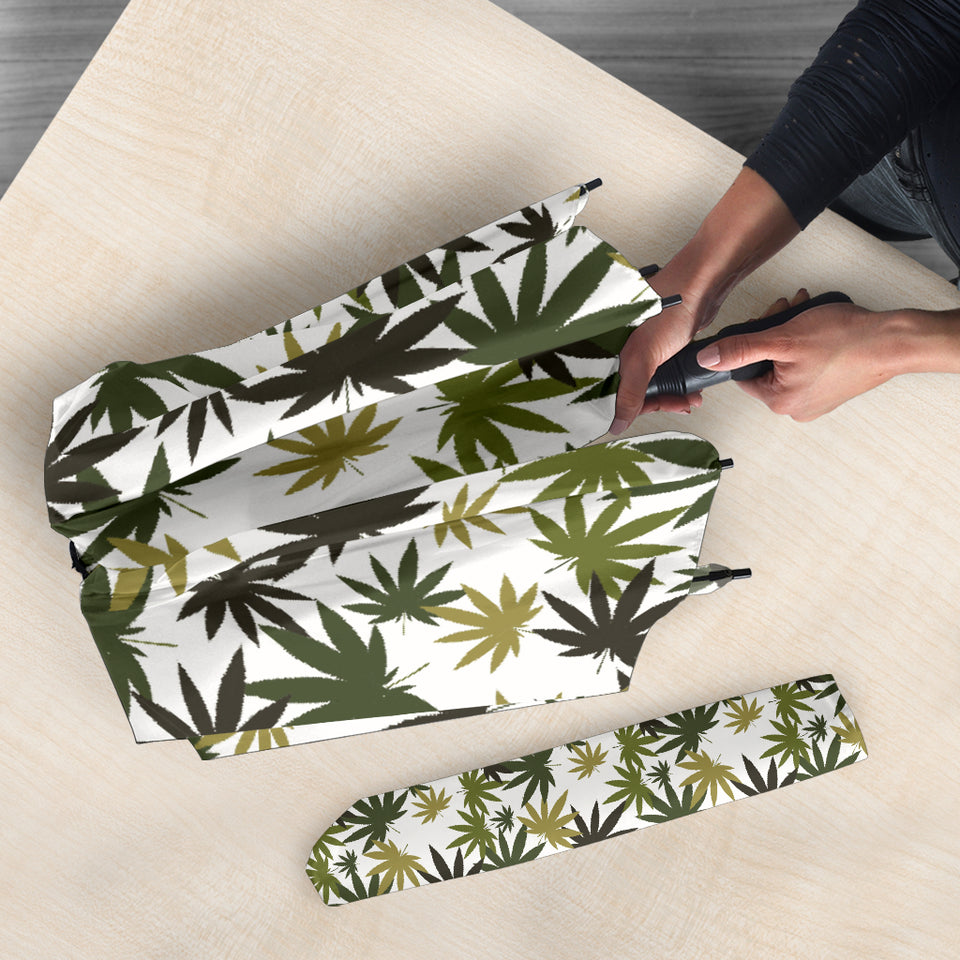 Canabis Marijuana Weed Pattern Print Design 05 Umbrella