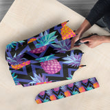 Pineapples Pattern Zigzag Background Umbrella