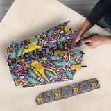 Cute Yellow Monkey Leaves Pattern Umbrella