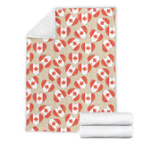 Canada Pattern Print Design 01 Premium Blanket