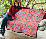 Colorful Candy Pattern Premium Quilt