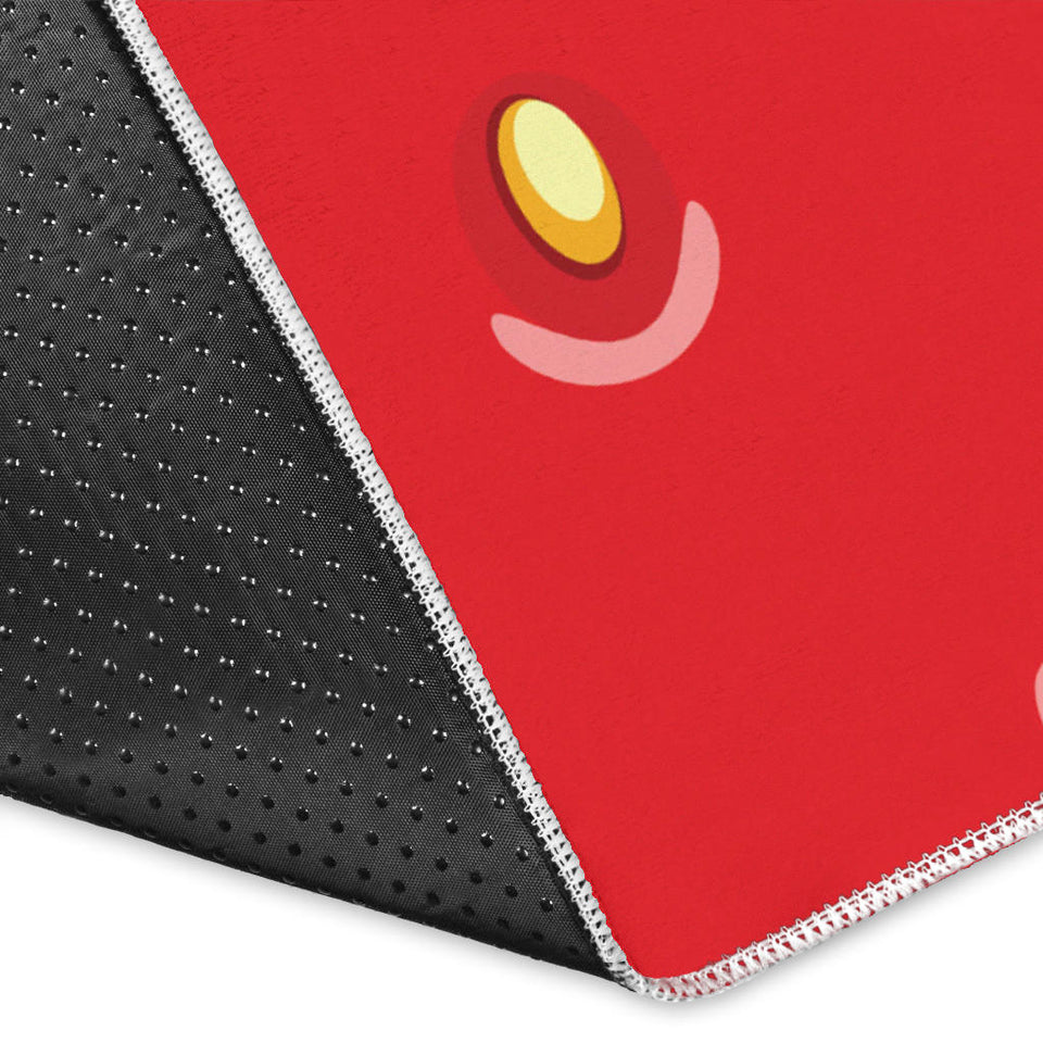 Strawberry Texture Skin Pattern Area Rug