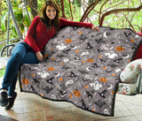 Halloween Design Pattern Premium Quilt