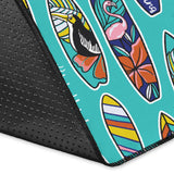 Surfboard Pattern Print Design 05 Area Rug