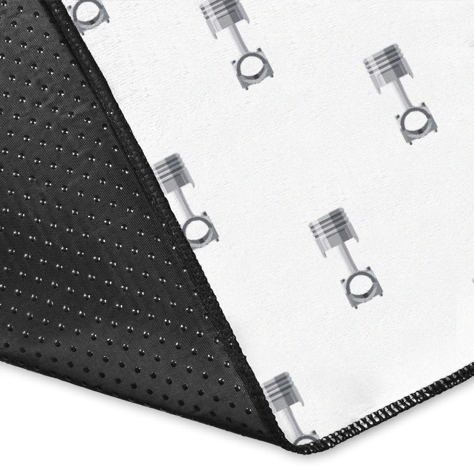Engine Piston Background Pattern Print Design 01 Area Rug