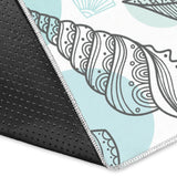 Shell Polynesian Tribal  Area Rug