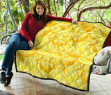 Lemon Pattern Premium Quilt