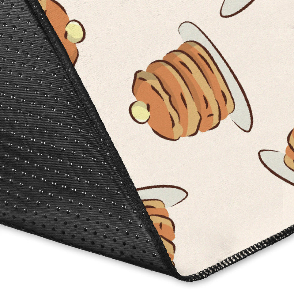 Pancake Pattern Print Design 01 Area Rug